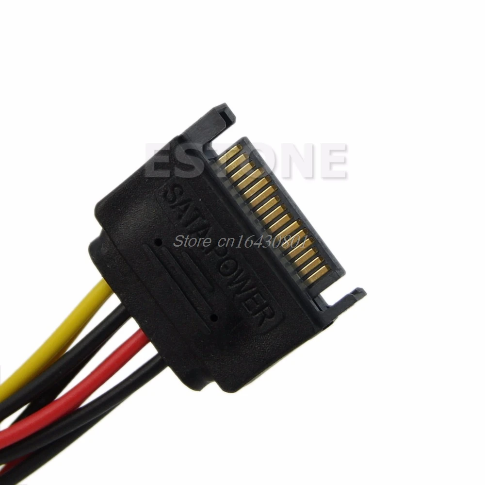 20 см SATA Power T/Y сплиттер удлинитель адаптер S08 Оптовая и Прямая поставка|power adapter