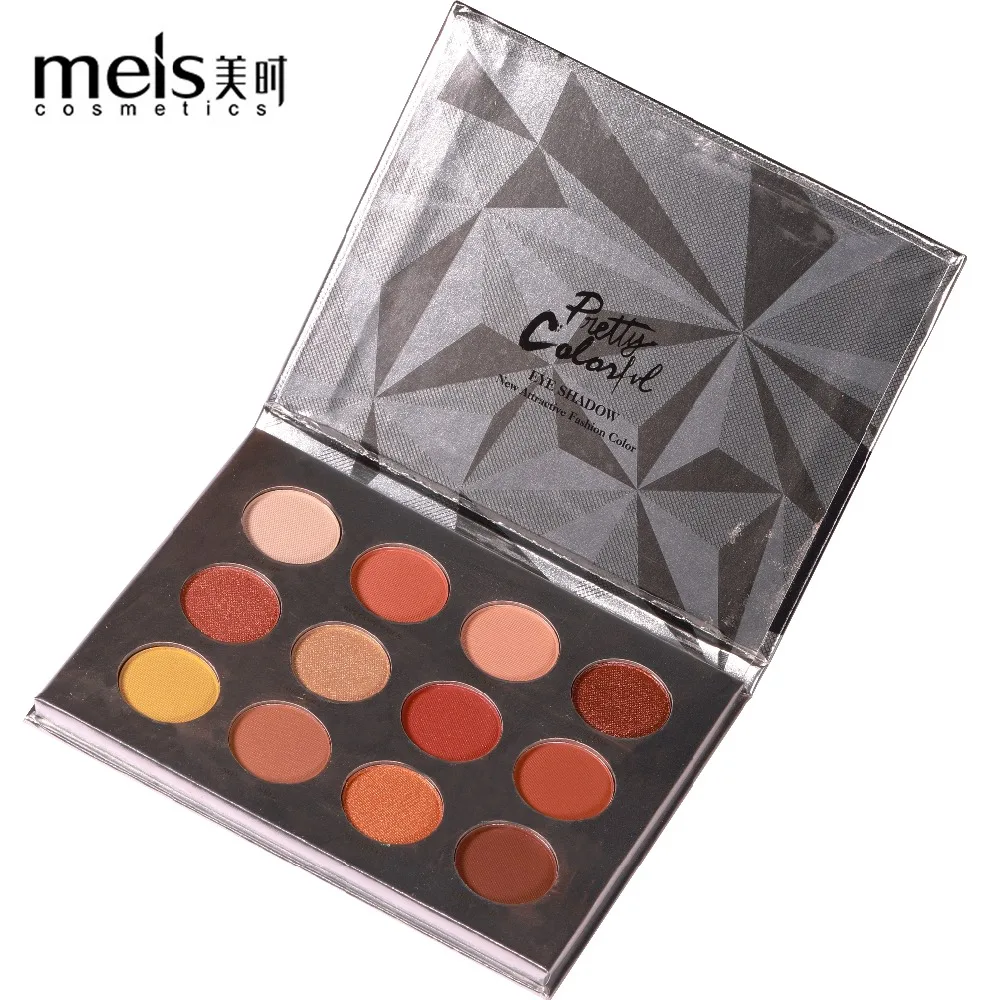 

MEIS New Arrival Charming Eyeshadow 12 Color Shimmer Palette Make up Palette Matte Shimmer Pigmented Eye Shadow Powder 1218