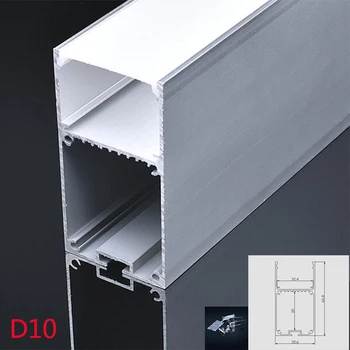 

4 Sets D10 100cm U Shape Aluminum Channel Profile With Cover, End Caps and Mounting clips for LED Bar Pendant lights
