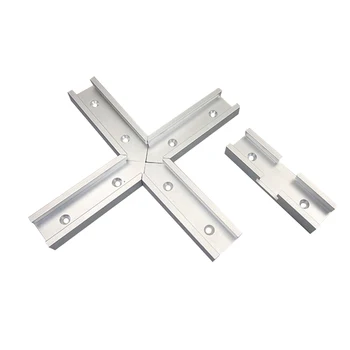 

200mm Cross T-track Connector Set 30 Type T-slot Miter Track Jig Fixture Slot Connector MAL999