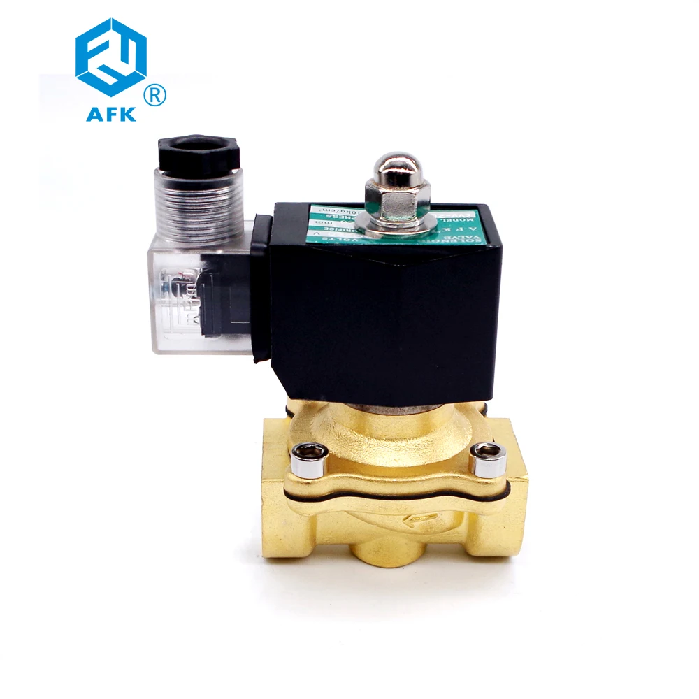 

Brass 10 bar Direct Acting Normally Closed 1/2" 3/4" 1" Water Solenoid Valve AC220V