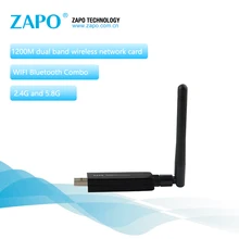 ZAPO 5G wifi Добавить Bluetooth 4,1 Беспроводной AC USB 3,0 Lan 1200 адаптер Mbps 2dbi антенна Сеть карта для всех Windows Linux системы