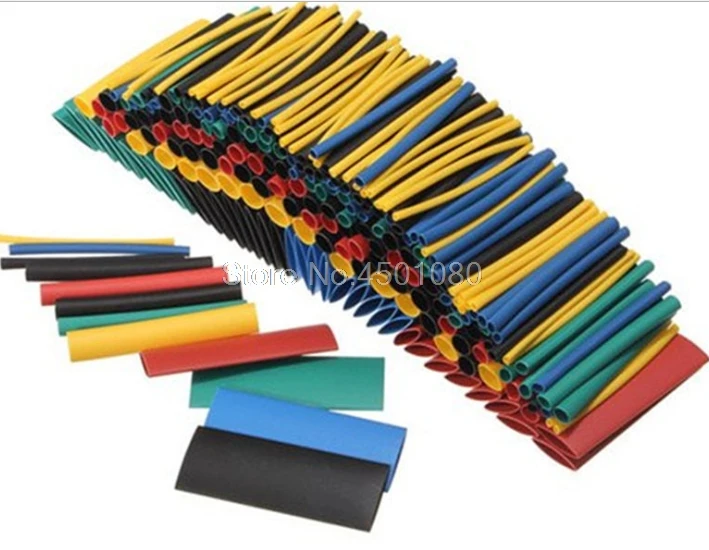 280pc 12.6m 21 Heat Shrink Wire Wrap Assortment Tubing Electrical Connection Cable Sleeve 5