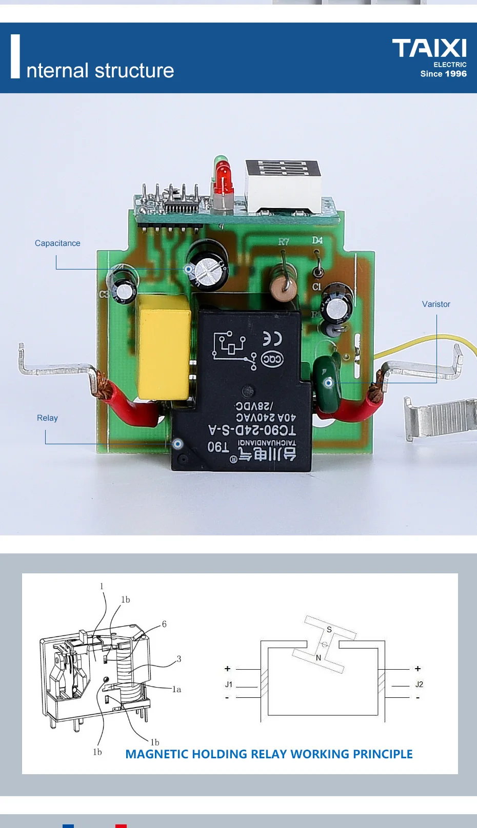 40A 230V над Напряжение и под Напряжение защитное устройство 60A 63A система питания от солнечной энергии pв автоматическое восстановление Напряжение протектор реле 220V