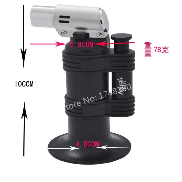 

New Kitchen Torch Jet 1300-C Butane Lighter Gas Refillable Fuel Welding Soldering am273 windproof smoking Cigar lighter