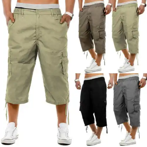 mens capri pants cargo