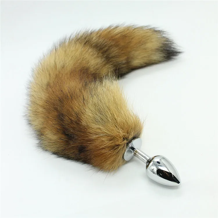 High Quality Party Adult Sex Toys Butt Plug Anal Sex Toy Women teasing feather Real Fox Tail Butt Anal Plug Sex party Anal Sex Toys Tails - High Quality Party Adult Sex Toys Butt Plug Anal Sex Toy Women teasing feather Real Fox Tail Butt Anal Plug Sex party
