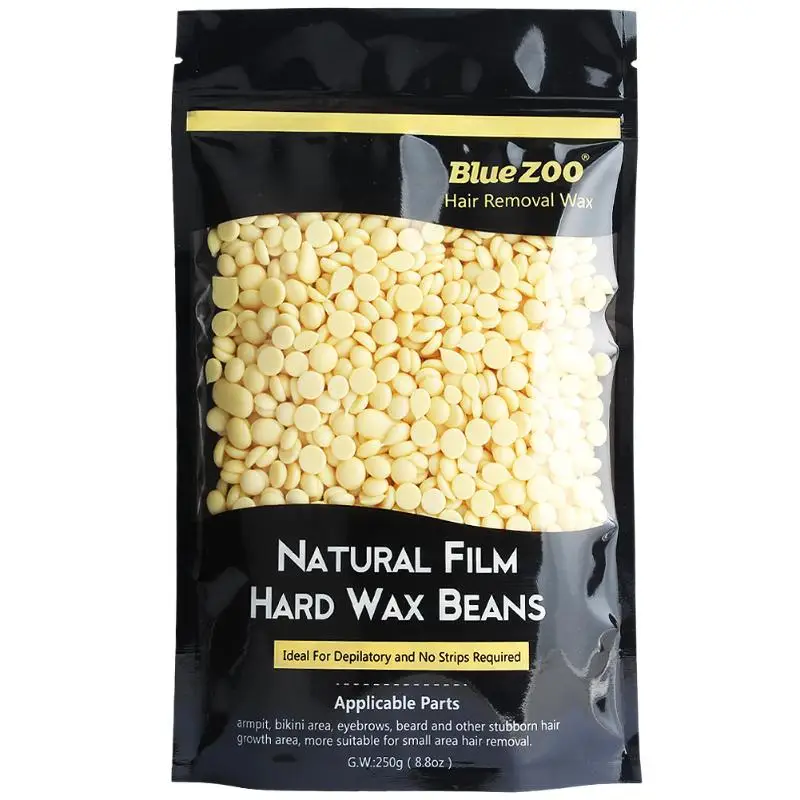 

New Depilatory Wax Pellet Creamy Brazilian Hot Film Hard Wax Beans For Men Women Hair Removal No Strip Hard Wax Beads 250g