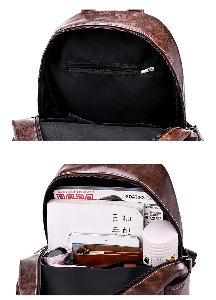 Стиль открытый дорожный рюкзак для женщин PU сумка на плечо модный тренд в