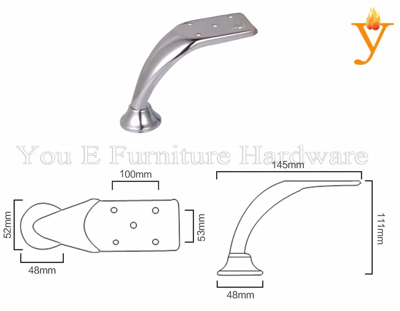 Дизайн высокое качество металлические мебельные ножки F31