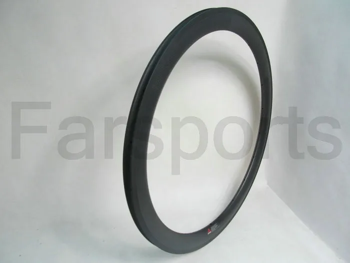 Sale Farsports UCI 50Cx20.5/23/25mm wide clincher carbon rims bicycle carbon wheel rim for 700C road carbon wheelset 16-32H rims 7