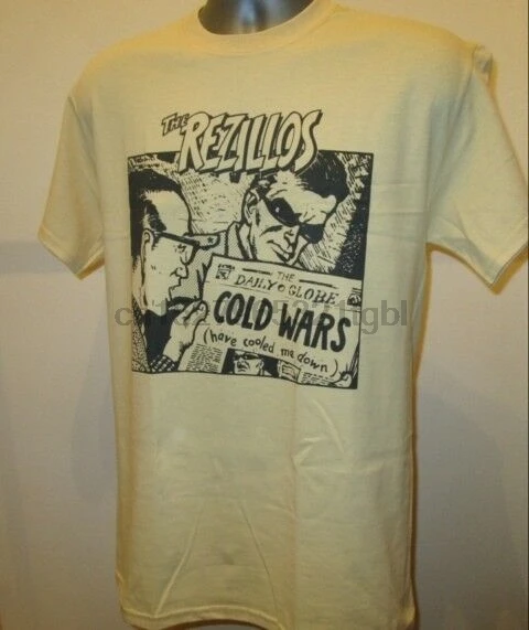 

The Rezillos Cold Wars T Shirt 70s New Wave Punk Music W283 Cramps Blondie B-52s