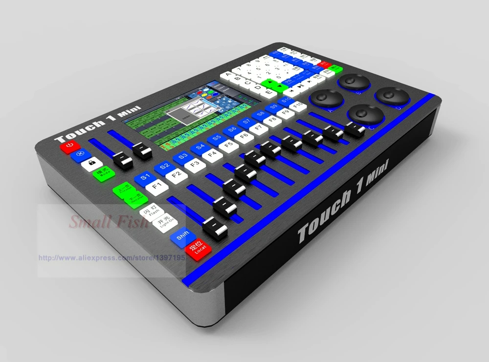 Освещение сцены сенсорный 1 MX DMX контроллер диджей оборудования DMX512 консоли свет диско для Светодиодный пар перемещения головы диджейский