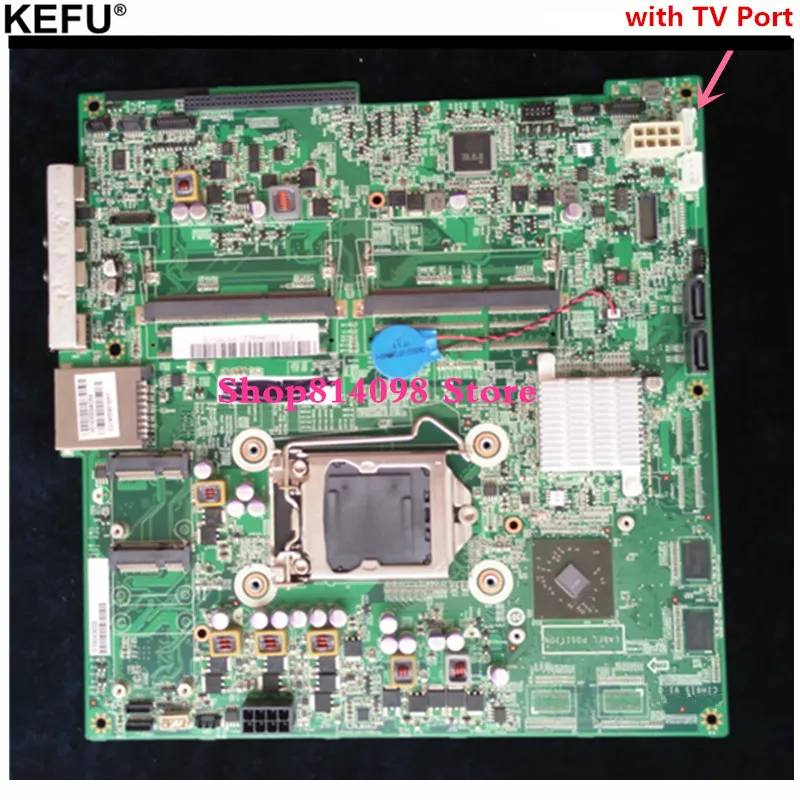 Материнская плата KEFU для Lenovo B320 CIH61S системная с ТВ портом DDR3 H61 100%