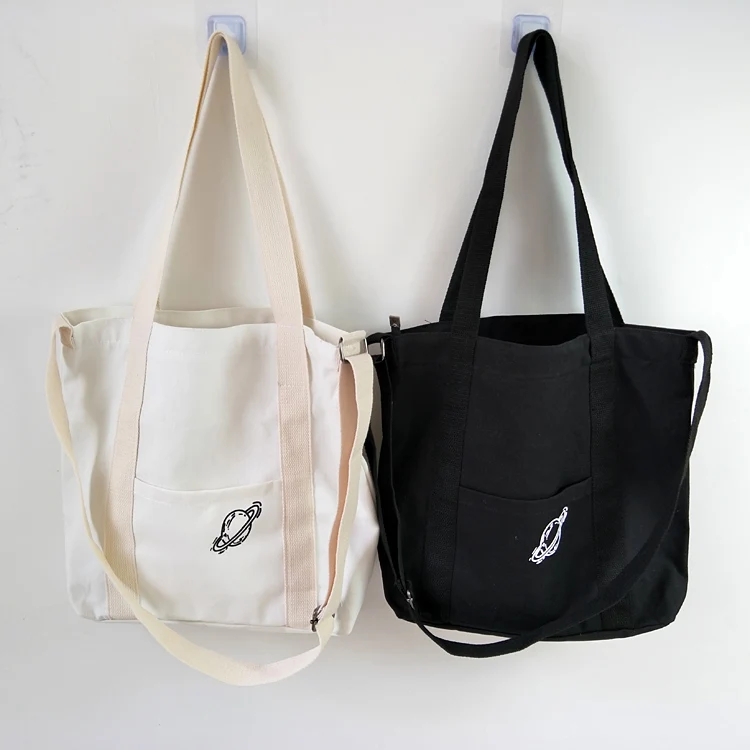 

Fashion Women Canvas Bags Cartoon Messenger Bags Shoulder Bags 2019 New Arrival Female Casual Soft Zipper Canvas Handbags