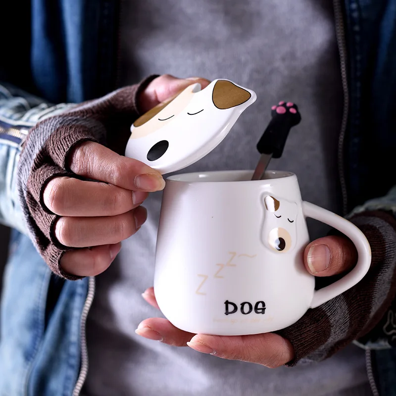 Mug/Ceramic Cup ~ Tea/Coffee/Beverage ~ 3D Dog Shaped ~ DALMATION 