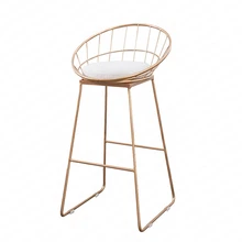 Скандинавский барный стул из кованого железа, высокий стул, современный минималистичный тыльная стул, креативные персональные барные стулья Dotomy