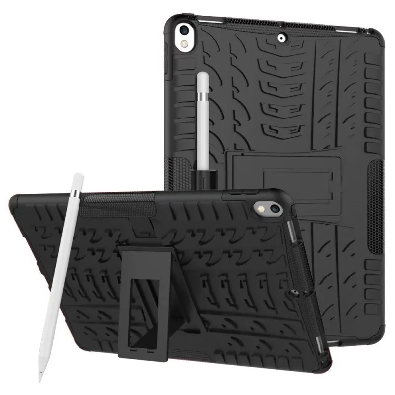 Cases for iPad Pro 10.5 Case Cover High Quality Hybrid Hard Back Apple inch with Stand Holder+stylus | Компьютеры и офис