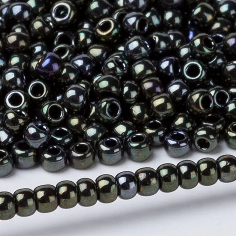 89 Opaque Black Japan Beads 110 for Bohemechic Hand Craft 5gramslot About 500pieces Bead