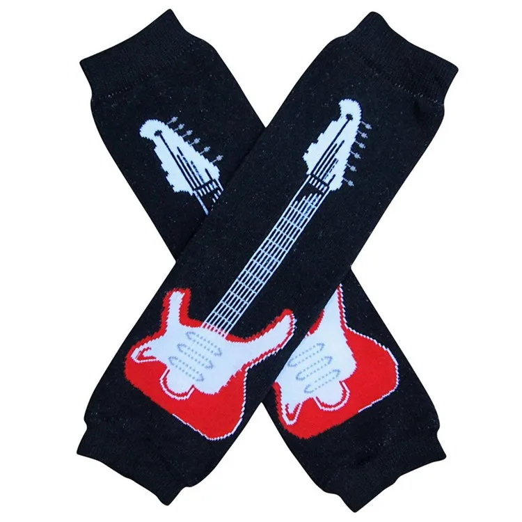 Детские наколенники для ползания гетры Rockstar гитара Звезды полосатые детские