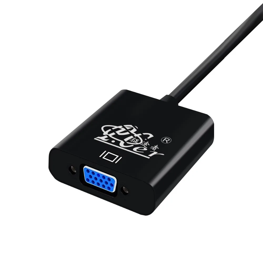 Адаптер HDMI на VGA переходник папа мама адаптер для компьютера дисплея экрана