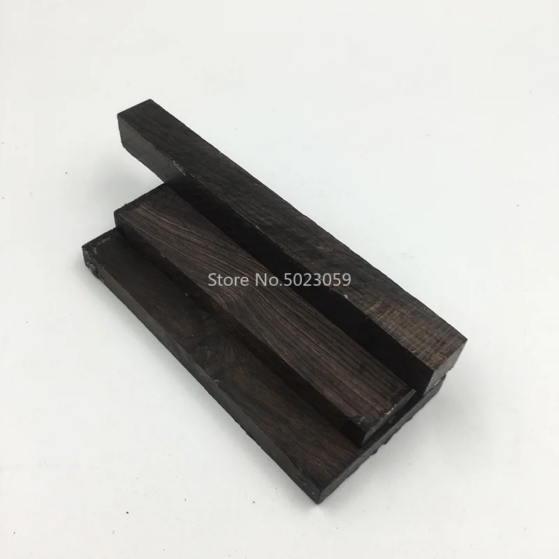 

1 Pc DIY Knife Handle Material Ebony Wood Purple Sandal Wood In East African Ebony DIY Handmade Material Support Customed Size