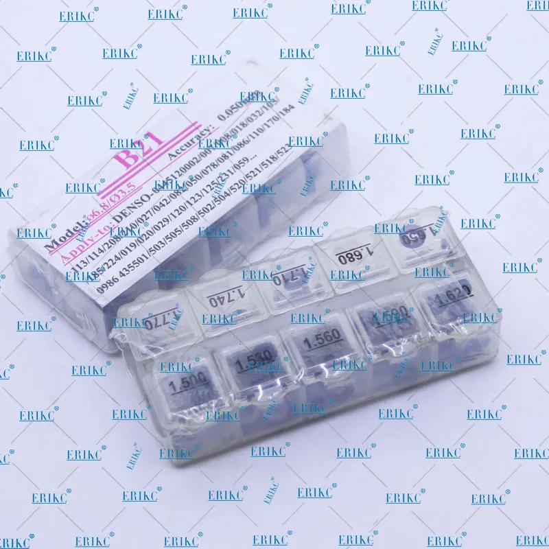 ERIKC B21 car engine diesel fuel injection washers B21 gasket common rail fuel injector adjusting shims (7)