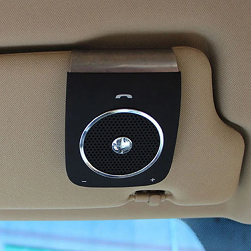 Bluetooth автомобильный комплект громкой связи солнцезащитный козырек беспроводной автомобильный Bluetooth динамик Bluetooth V4.0 поддержка голосового набора Hifi стерео