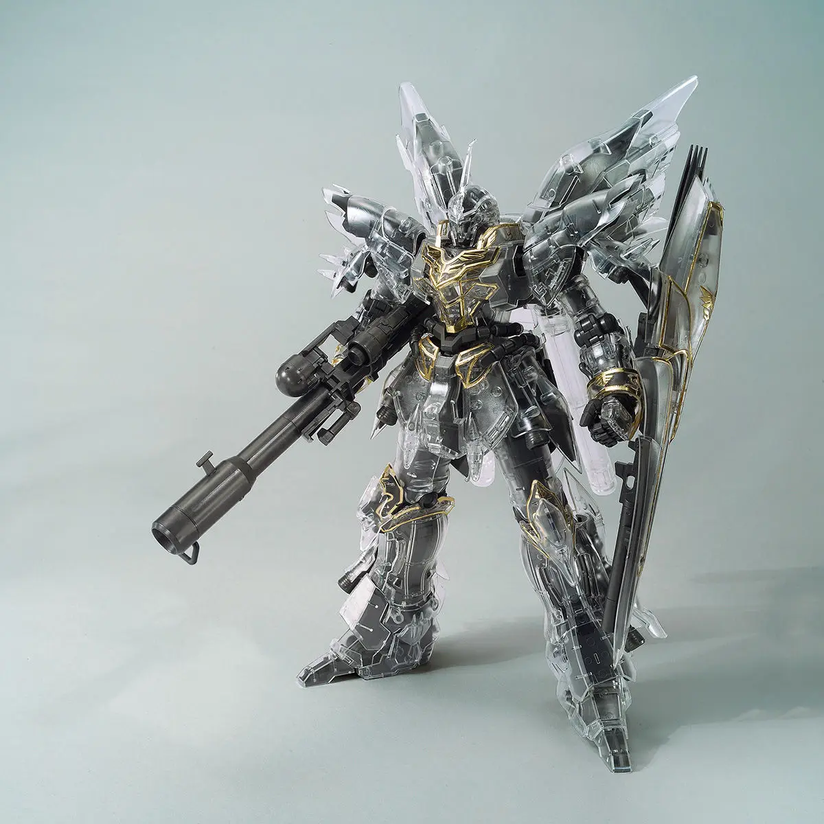 Фигурка Bandai Odaiba Limited Gundam Base MG 1/100 Xin'anzhou Механическая прозрачная версия Ver.KA