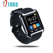 Excellente qualité bluetooth smart watch double montre-bracelet smartwatch pour pour iphone & android téléphone podomètre en bonne santé smartwatch