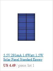 50 шт. солнечная панель DIY солнечные элементы поликристаллический фотоэлектрический модуль DIY Солнечная батарея зарядное устройство Painel Солнечная 0,43 Вт 52*52 мм