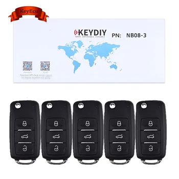 

Keyecu 5pcs/lot Universal Remote 3 Button NB-Series for KD900 KD900+ URG200, KEYDIY Remote for NB08-3 (all functions in one key)