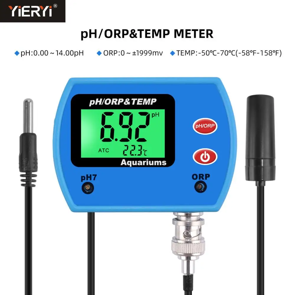 Yieryi Professional PH / ORP TEMP 3 In 1 Multi parameter Water Quality