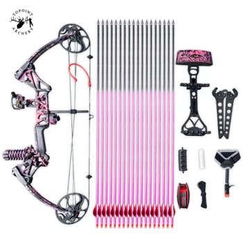 

Ship From USA Warehouse Compound Bow Gift for Women, Package M1,19-30 inch Draw Length,10-50Lbs Draw Weight,LIMBS MADE IN USA