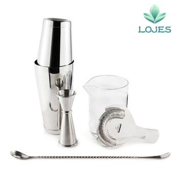 

Stainless Steel Cocktail Shaker Mixing Glass Mixer Drink Boston Bartender Browser Kit Bars Set Professional Bartender Tool