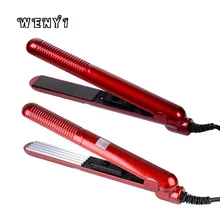 Профессиональный электронный выпрямитель для волос утюги с регулируемой температурой портативные керамические плоские выпрямляющие Инструменты для укладки