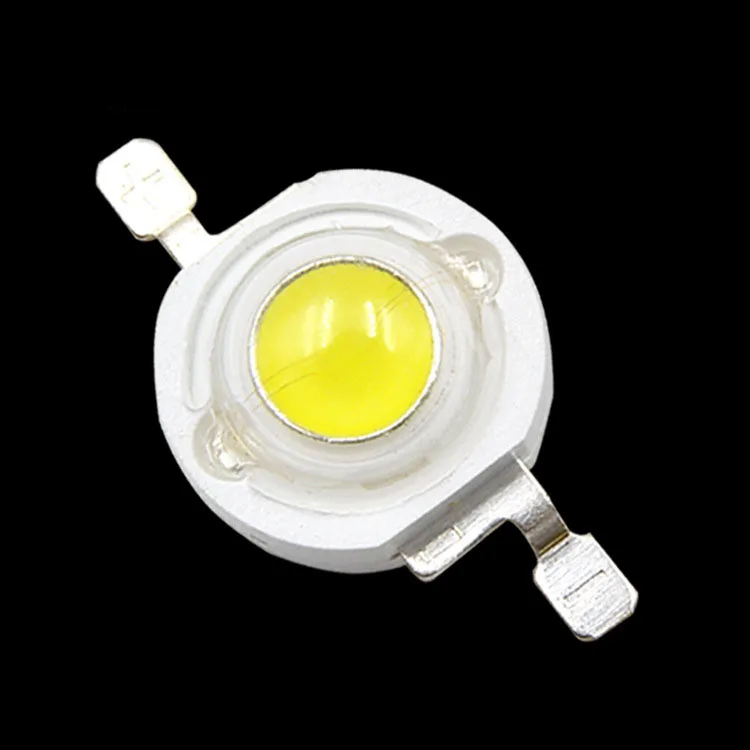 

1W Watt Copper Stent 100pcs a lot TRUE POWER LED 30MIL LED Lamp LED Bulb Chip Flashlight For Spot Light Downlight Light