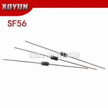 20 шт./лот SF56 с выпрямительным диодом 5A 400 V DO-27