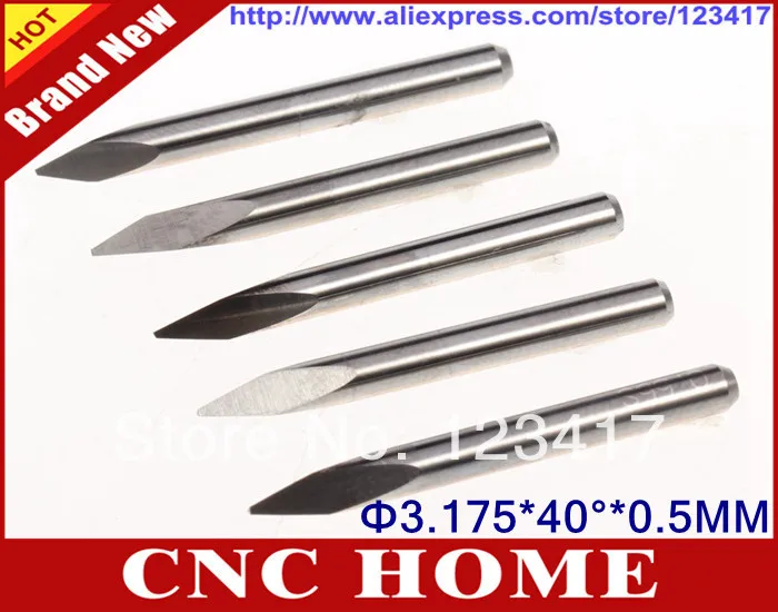 

Free Shipping 10pcs 40 Degree 0.5mm CNC Router Pyramid Engraving Bits, Carbide Cutting Tools, Cutters for wood, mdf, stone, pvc