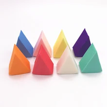 8 шт. порошковый слоеный треугольной формы мягкий карамельный цвет латексный макияж порошковый слоеный женский 88