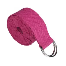 Пояс для йоги, спортивная лента для упражнений, высокая плотность, 250 см, регулируемый растягивающийся ремень, d-образное кольцо, ремни, пояс для ног, для спортзала, йоги, лента сопротивления# PEX