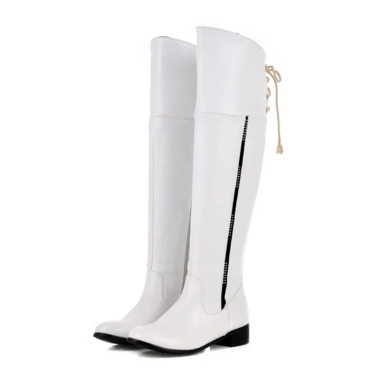 2017 Big size 34-47 Women Knee High Boots Sexy Chunky High Heels Round Toe Winter Autumn Shoes Round Toe Less Platform M188 цена 2017 Big size 34-47 Women Knee High Boots Sexy Chunky High Heels Round Toe Winter Autumn Shoes Round Toe Less Platform M188 цены онлайн