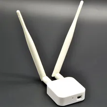 Ralink RT3572 600 Мбит/с 2,4 ГГц/5 ГГц Беспроводной USB Wi-Fi адаптер+ 2x5dBi внешней антенной Wi-Fi для SamSung ТВ Windows 7/8/10, белый цвет