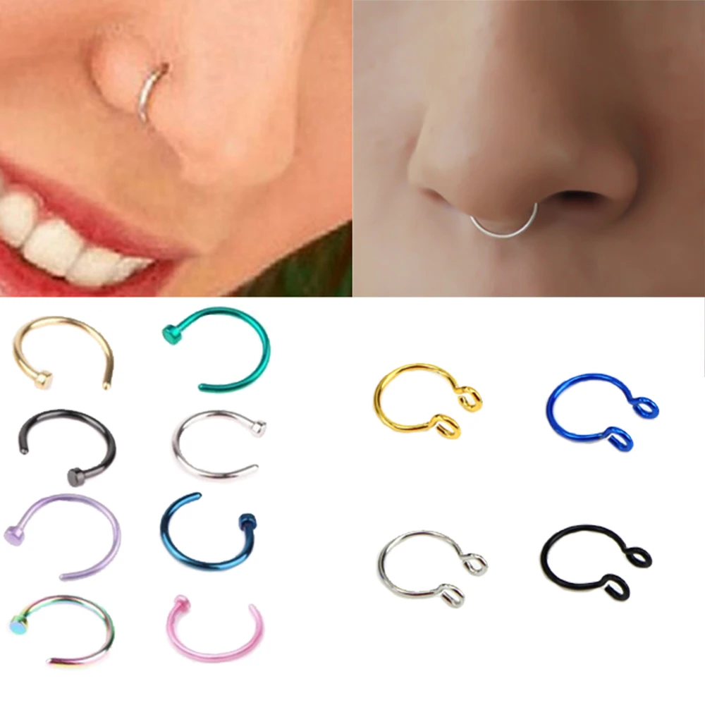 Nose Piercing Stainless Steel Nose Nose Jewelry Piercing Stainless Steel Nose Piercing