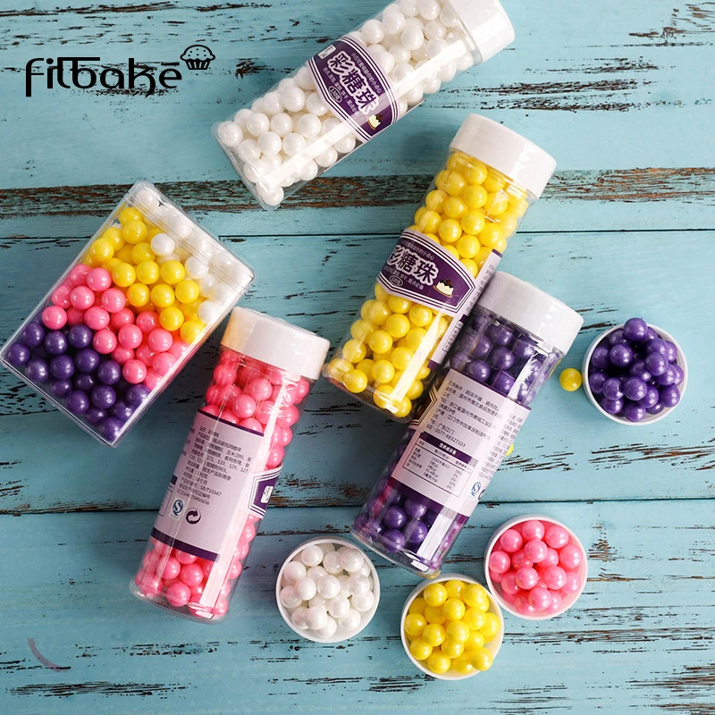 

FILBAKE Sugar Beads Edible pearl pendant DIY Cake Baking Chocolate Decoration Sugar Candy Fimo Clay Baking Accessories
