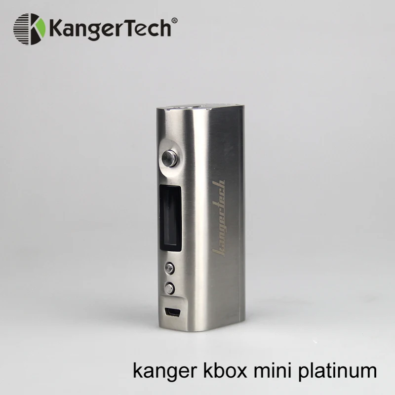 5 шт. Kanger Kbox Mini Platinum 60 Вт TC Box Mod температурный контроль для вейпа Fit 18650 батарея на