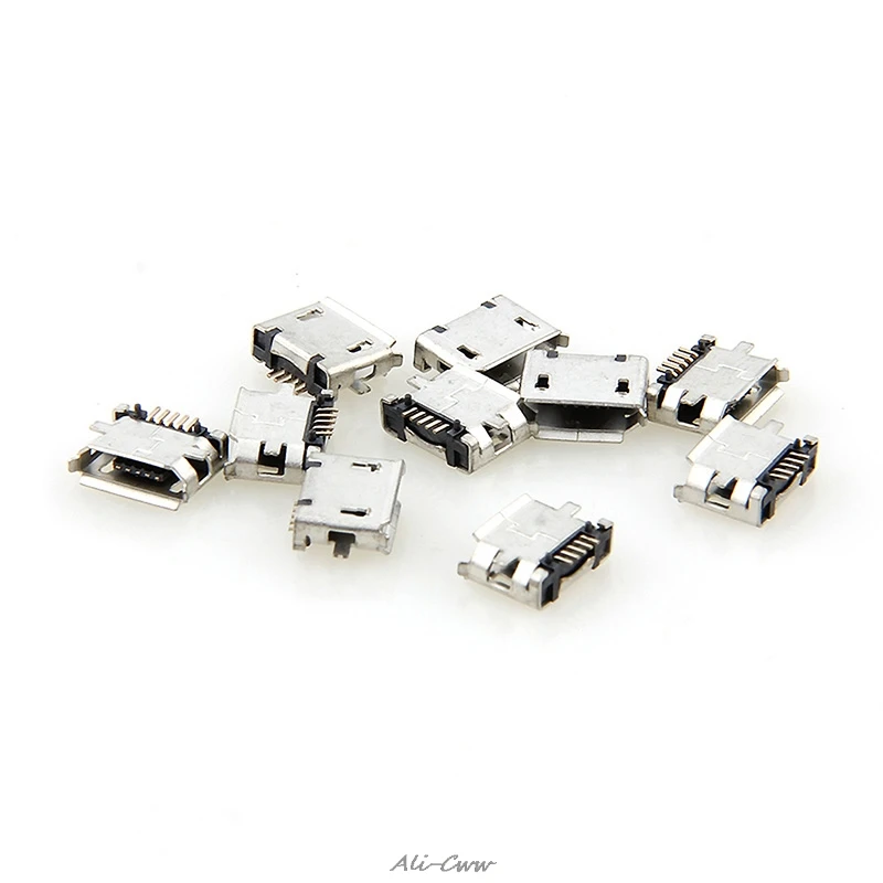 10 шт. разъем Micro USB MK5P 5 контактный гнездовой G19 зарядный прямой|Соединители| |