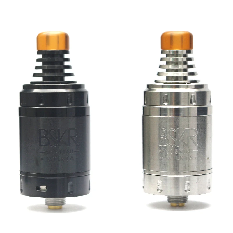 

10PCS High Quality style Berserker Mini MTL RTA V1.5 Tank 22mm Tank 2ml to 2.5ml Capacity BSKR Atomizer Fast Shipping
