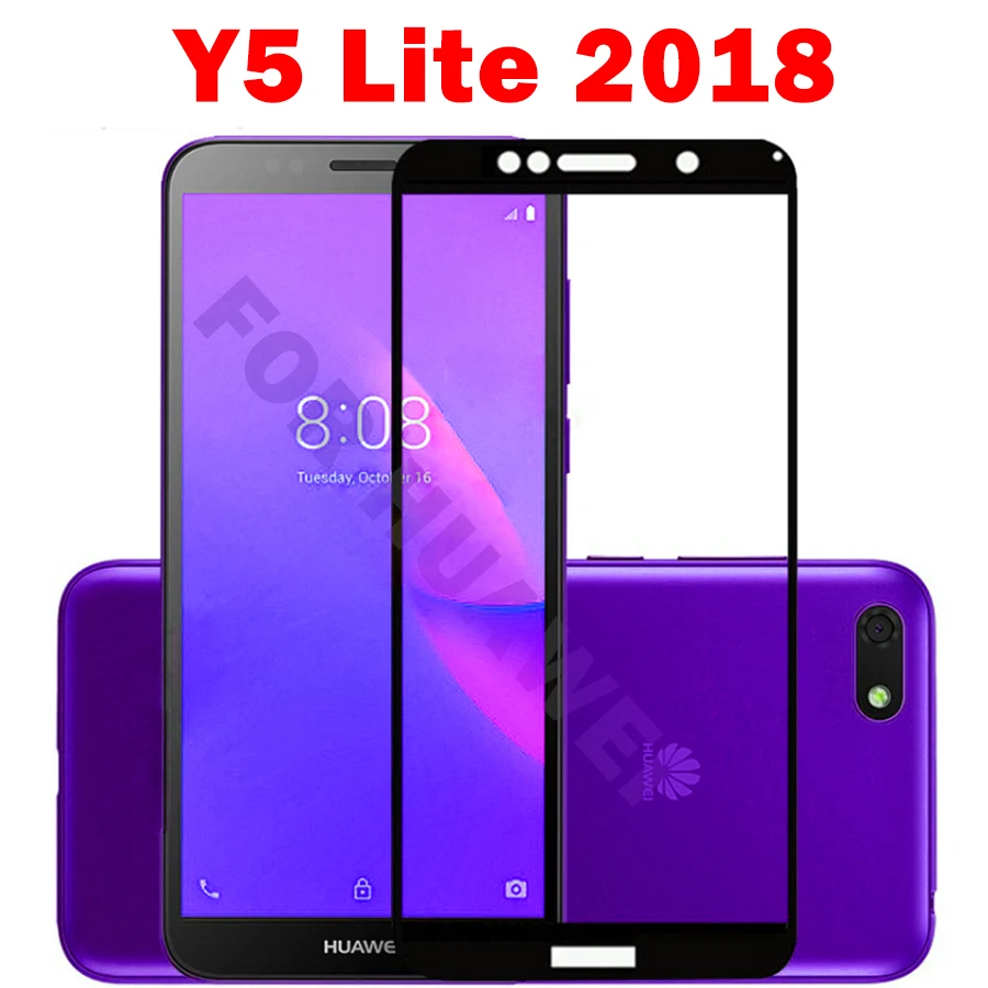 Закаленное стекло для huawei y5 lite 2018 защитное huaweyy y7 pro 2019 prime y 5 light 7 5y 7y tremp пленка 9h |