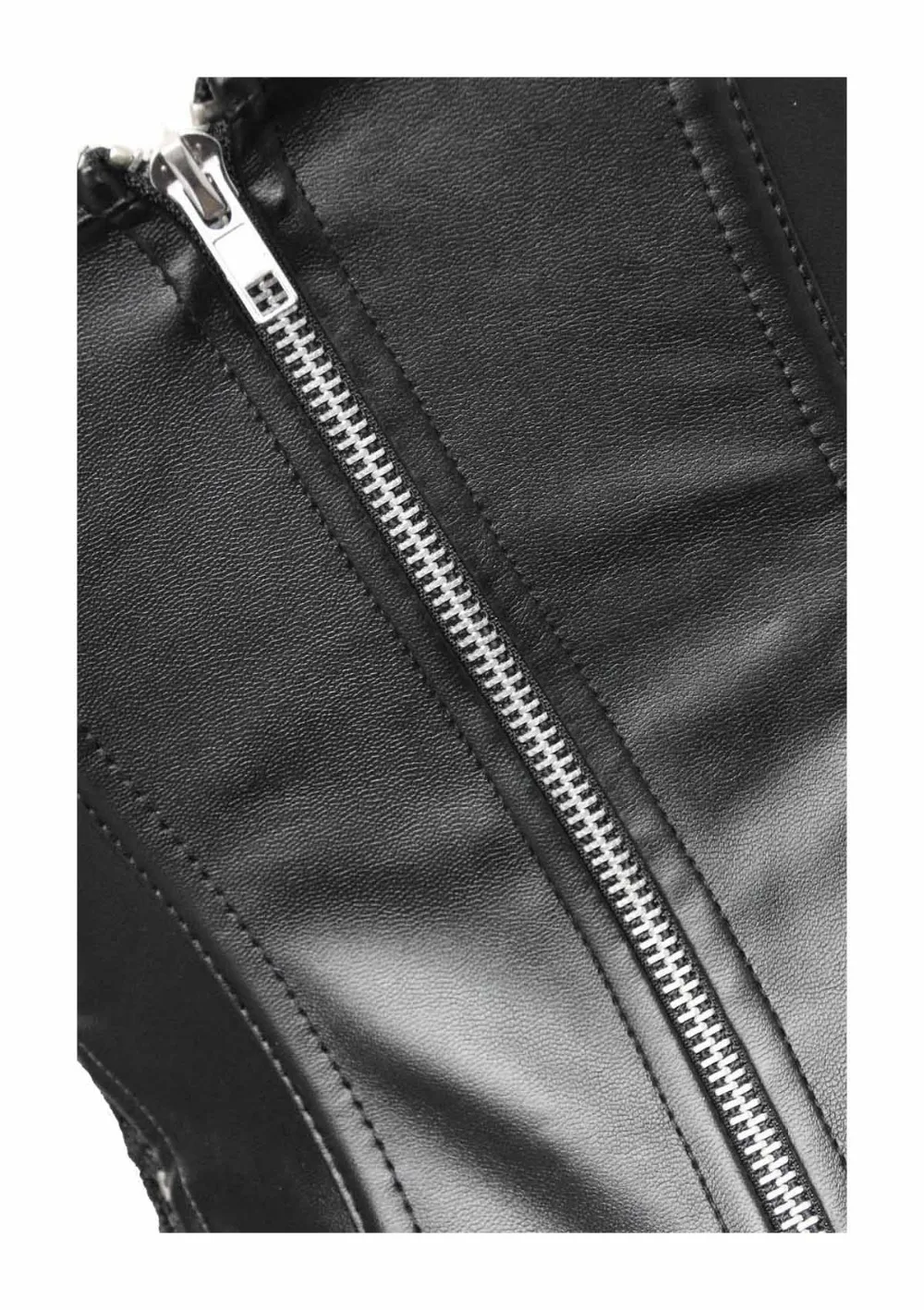 Leather Corset Bondage Cinta Modeladora Lace Corset Dress Corpete Gothic Clothing Latex Corset Steampunk Clothing Plus Size 6XL (10)